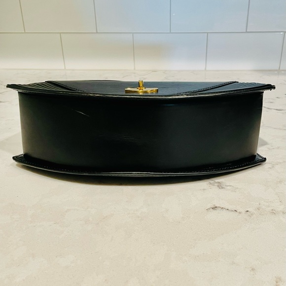 Louis Vuitton Black Tilsitt Bag circa 1988 EUC! - Picture 3 of 16